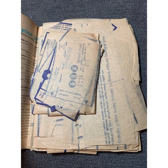 Simplicity 8429 Girls Sewing Pattern Blouse Pants Size 14 Vintage 1970s DIY Fash - Picture 3 of 6